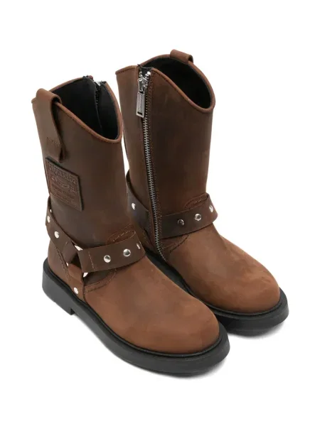Buty do kostki dziecięce Dsquared2 brązowe