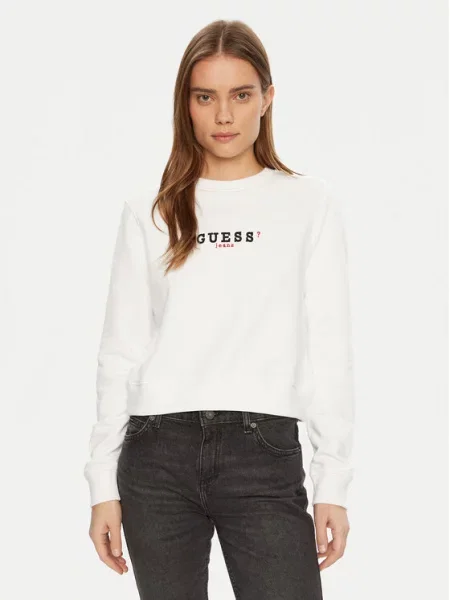 Guess Jeans Bluza biały