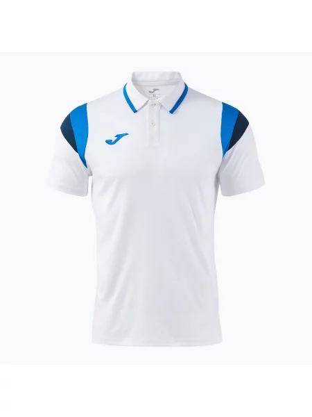 Tricou de tenis pentru bărbați Joma Terra Polo white/royal alb