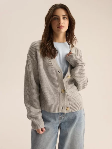 Кардиган DIVERSE Limpid світло-сірий сірий