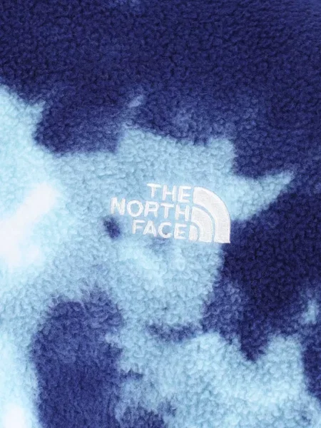 Geacă The North Face cu imagine albastru