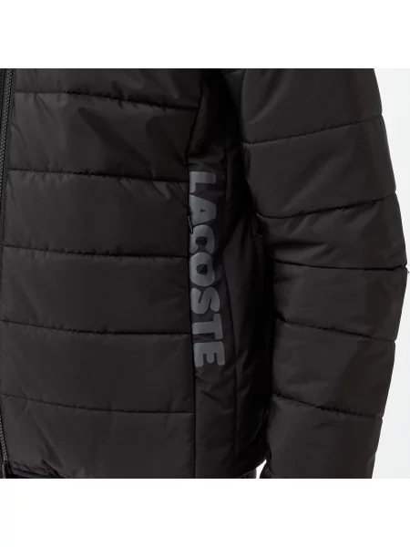 Lacoste Kurtka Regular Fit Z Kołnierzem czarny