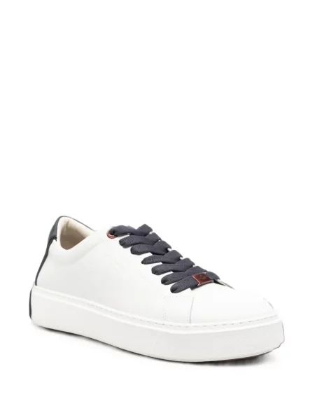Sneakerși Alexander Smith din piele cu imagine alb