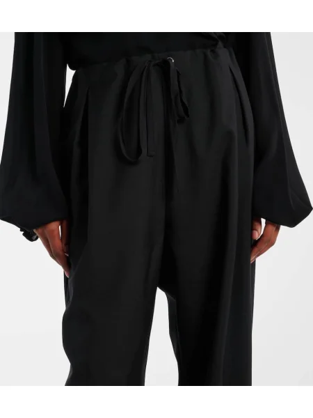 Pantaloni Khaite de lână negru
