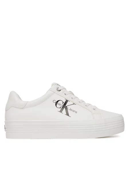 Tenis superge Calvin Klein Jeans bela