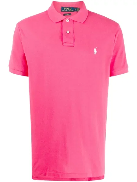 Поло тениска Polo Ralph Lauren бродирана синьо