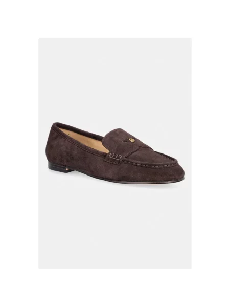 MICHAEL Michael Kors mokasyny zamszowe Jennings Loafer brązowe