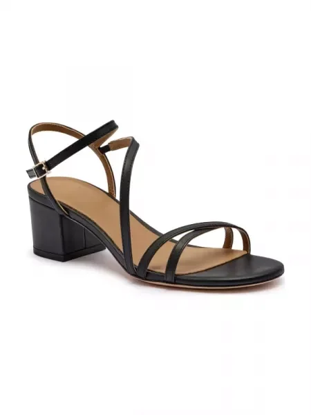 BOSS BLACK De piele sandale cu gros negru