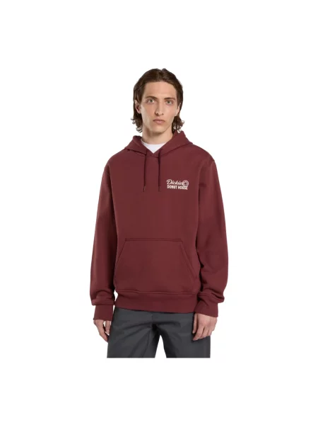Bluza z kapturem Dickies czerwona