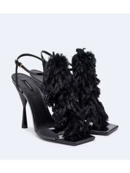 Sandale Givenchy din piele negru