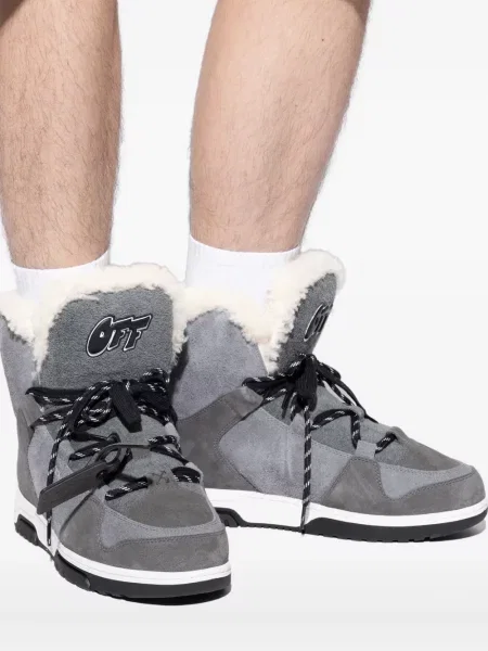 Fűzős csipkés sneaker Off-white fehér