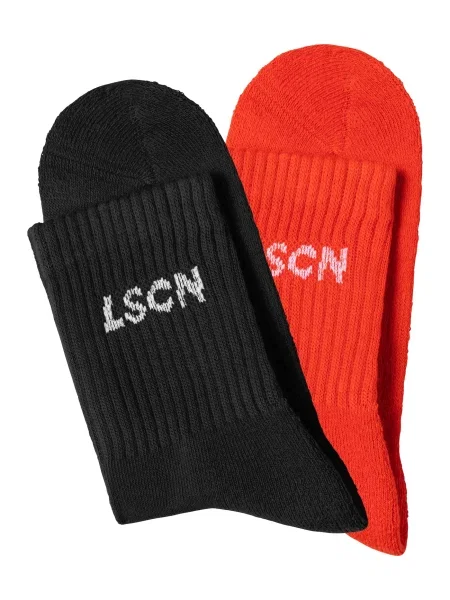 LSCN by LASCANA Șosete sport negru alb