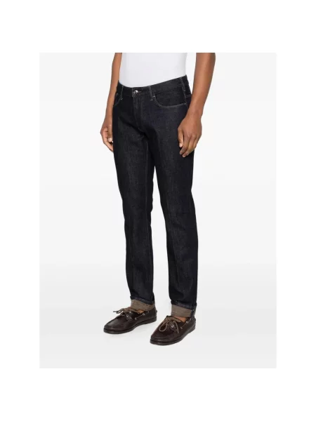 Jeansy Emporio Armani niebieskie