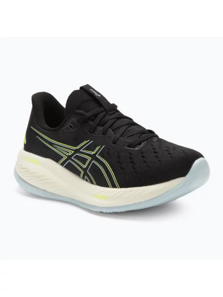 Дамски обувки за бягане ASICS Gel-Cumulus 26 black/safety yellow черно