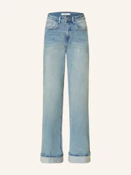 Gestuz Džíny S Širokými Nohavicemi Gzsara washed blue modré