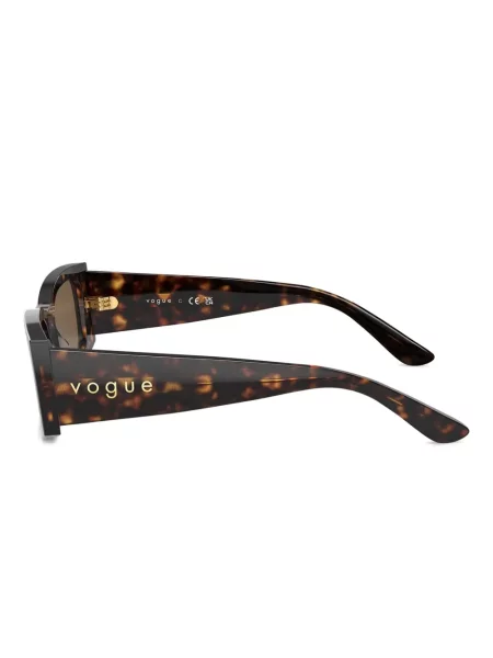 Ochelari de soare dreptunghiulari Vogue Eyewear cu autograf maro