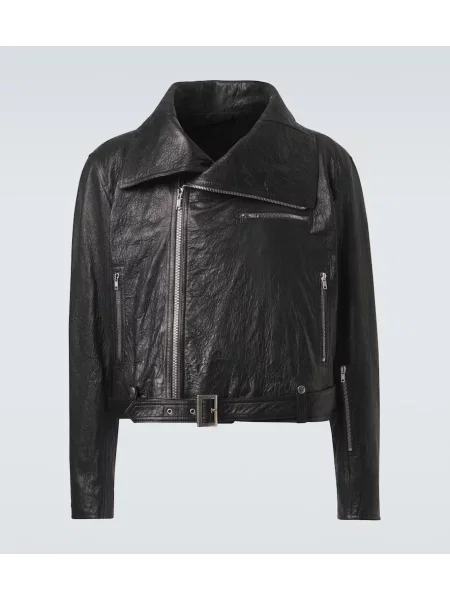 Geanta de piele Rick Owens negru