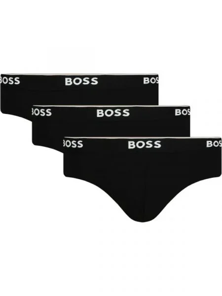 BOSS BLACK Chiloți slipi Brief 3P Power negru