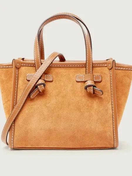 GIANNI CHIARINI Geantă pe umăr MARCELLA | piele întoarsă maro