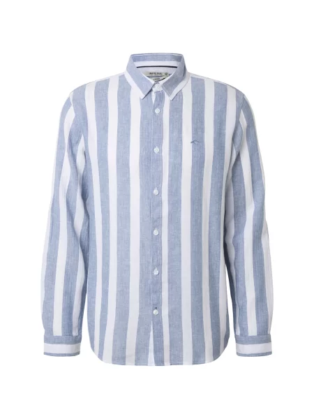 INDICODE JEANS Cămașă Donuld albastru amestec / murdar alb