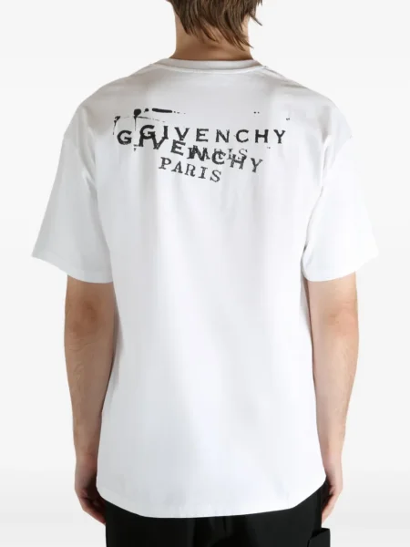 Tricou Givenchy cu imagine alb