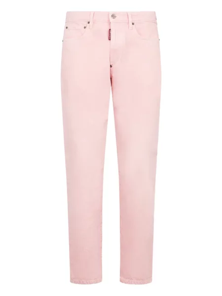 Дънки Dsquared2 дизайн с пет джоба розово