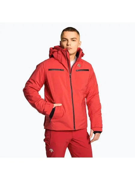 Olcsóbban. Férfi sí dzseki Descente Nick electric red. Méret: 54 piros
