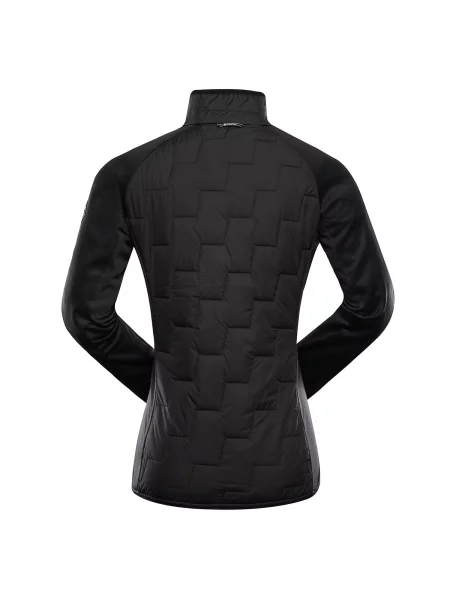 Bluza sportowa z wełną merino Alpine Pro Jorwa czarna