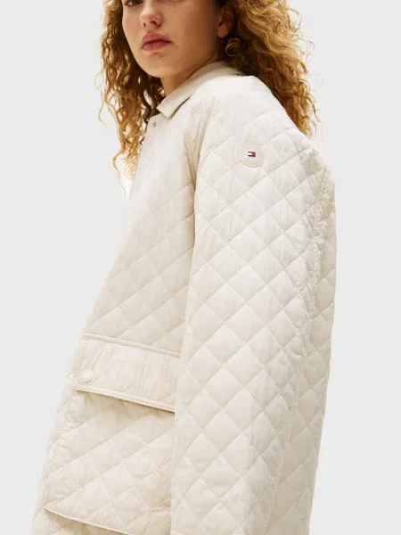 Утеплена куртка Tommy Hilfiger бежева