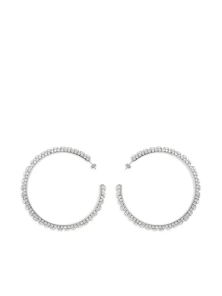 Cercei Area de cristal argintiu