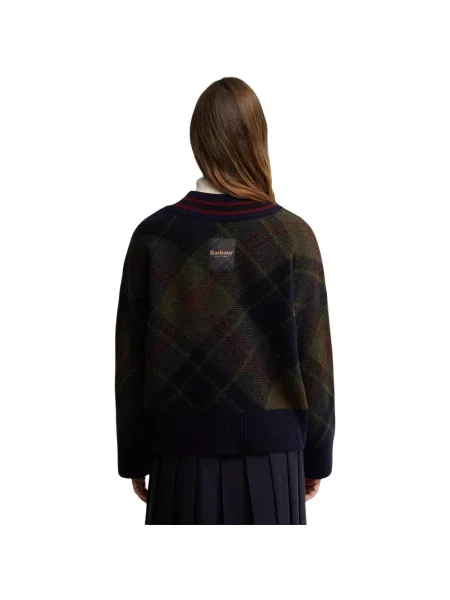 Pulover Barbour tricotate verde
