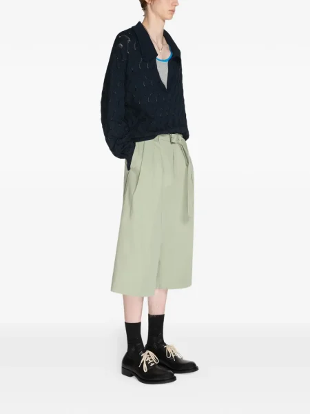 Pulover Dries Van Noten albastru