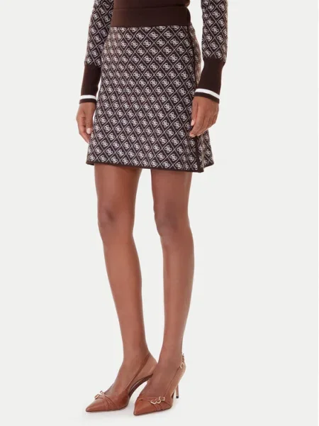 Guess Fustă tip creion maro