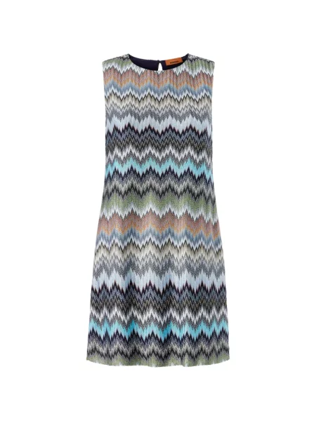 Rochie mini Missoni fără mâneci de costum albastru