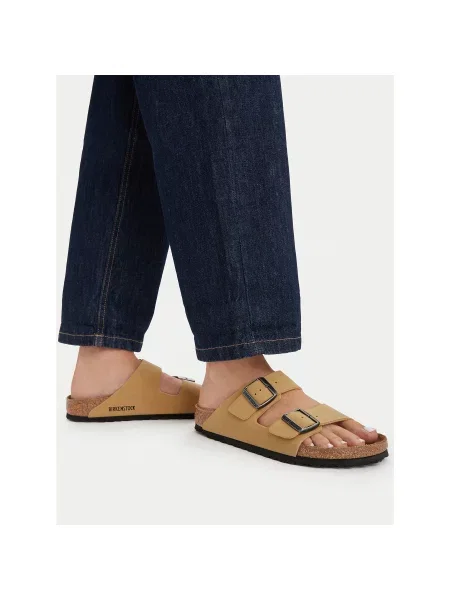 Birkenstock Natikače Arizona Birko-Flor bež