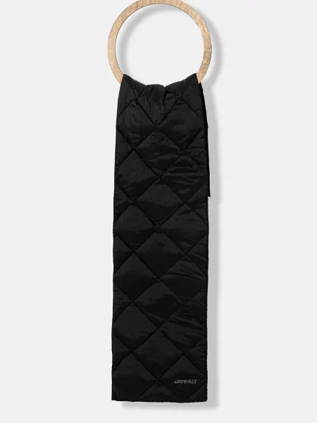 Gramicci szalik puchowy Down Scarf gładki czarny