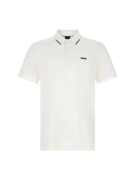 Koszulka polo Boss biała