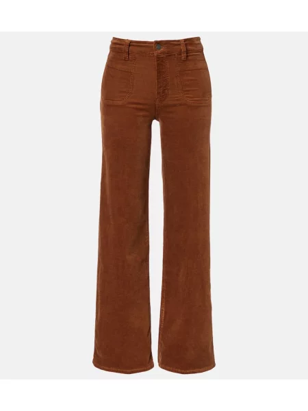 Pantaloni Frame de catifea cord maro