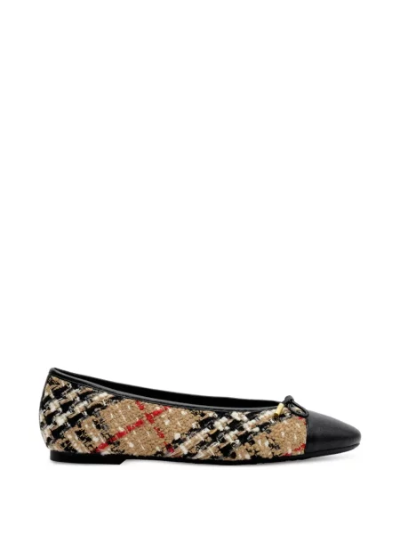 Bouclé balerini Burberry în carouri