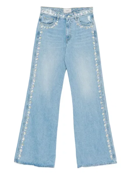 Džíny Coperni se cvočky modré