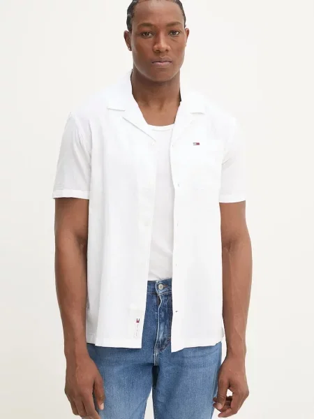 Риза Tommy Jeans бяло