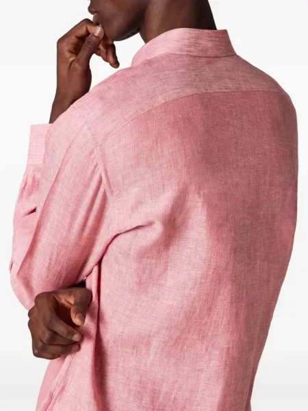 Cămașă Paul Smith de in roz