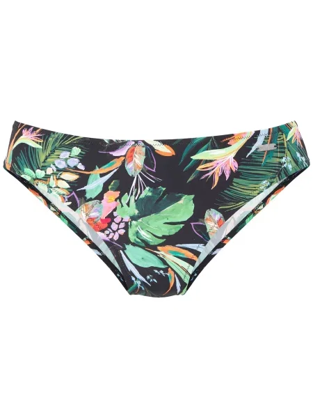 VENICE BEACH Slip costum de baie verde deschis / portocaliu / roz eozină negru