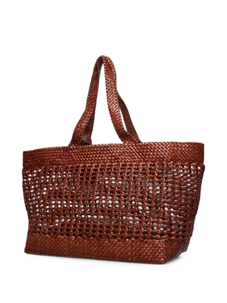 Geantă shopper Mulberry cu autograf maro