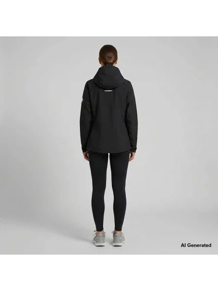 Geacă Mammut cu glugă negru