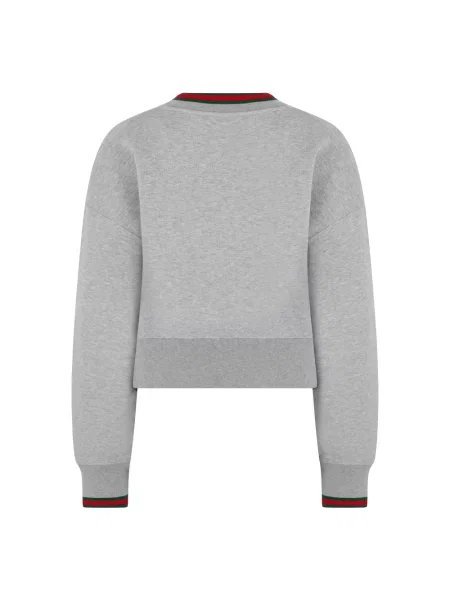 Bluza Gucci z dżerseju szara