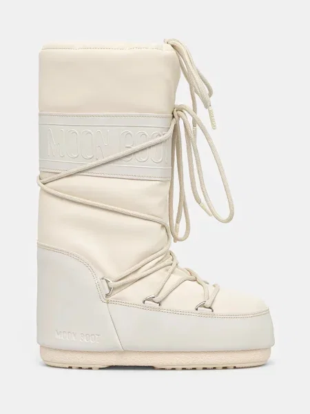 Резиновые сапоги Moon Boot бежевые