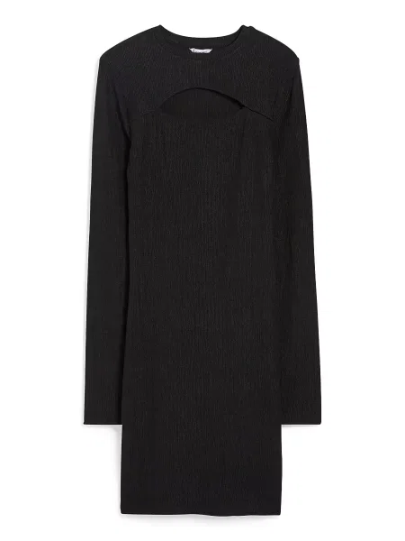 C&A Сукня міні Поліестер/еластан чорний