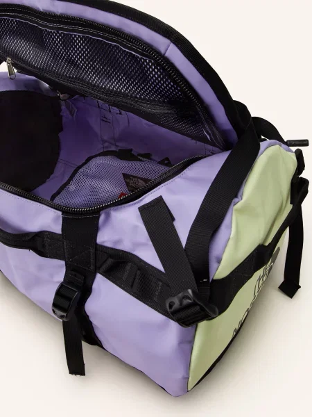 The North Face Cestovní Taška Base Camp Small 50 L světle fialová/ bílá/ neonově zelená bílá
