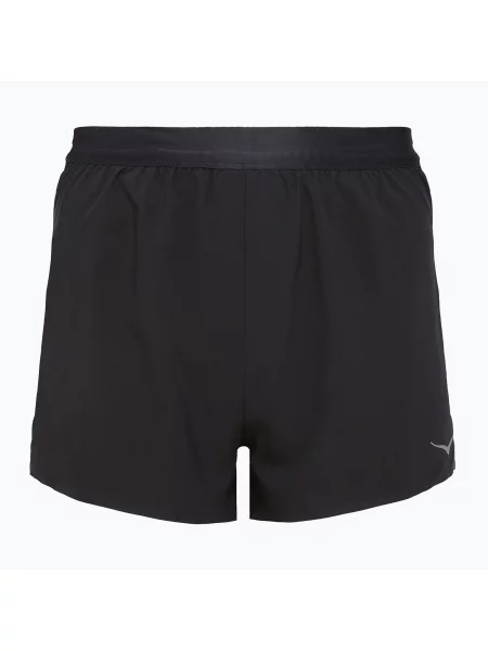 Pantaloni scurți de alergare pentru bărbați HOKA Race Day Split black negru